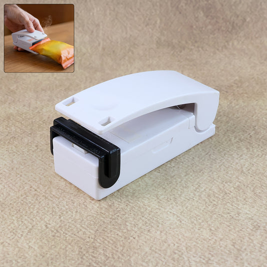 Portable Mini Heat Sealer Machine for Plastic Bags Handheld Battery Operated Bag Sealer for Snacks Food Storage Kitchen Travel and Daily Use (1 Pc)