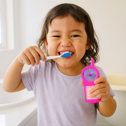Kids Toothbrush and Fan Toy Set – Fun and Interactive Oral Care Combo for Kids | Includes Bear-Themed Toothbrush and Colorful Fan Toy | Perfect for Little Ones