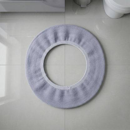 Soft Fabric Elastic Toilet Seat Cover (1 Pc 29x29 Cm)