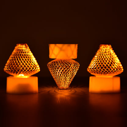 12 Pieces LED Tea Light Candles – Flameless Smokeless Battery Operated Decorative Candles for Home Decor, Birthday, Wedding, Christmas, Festival and Party Decoration