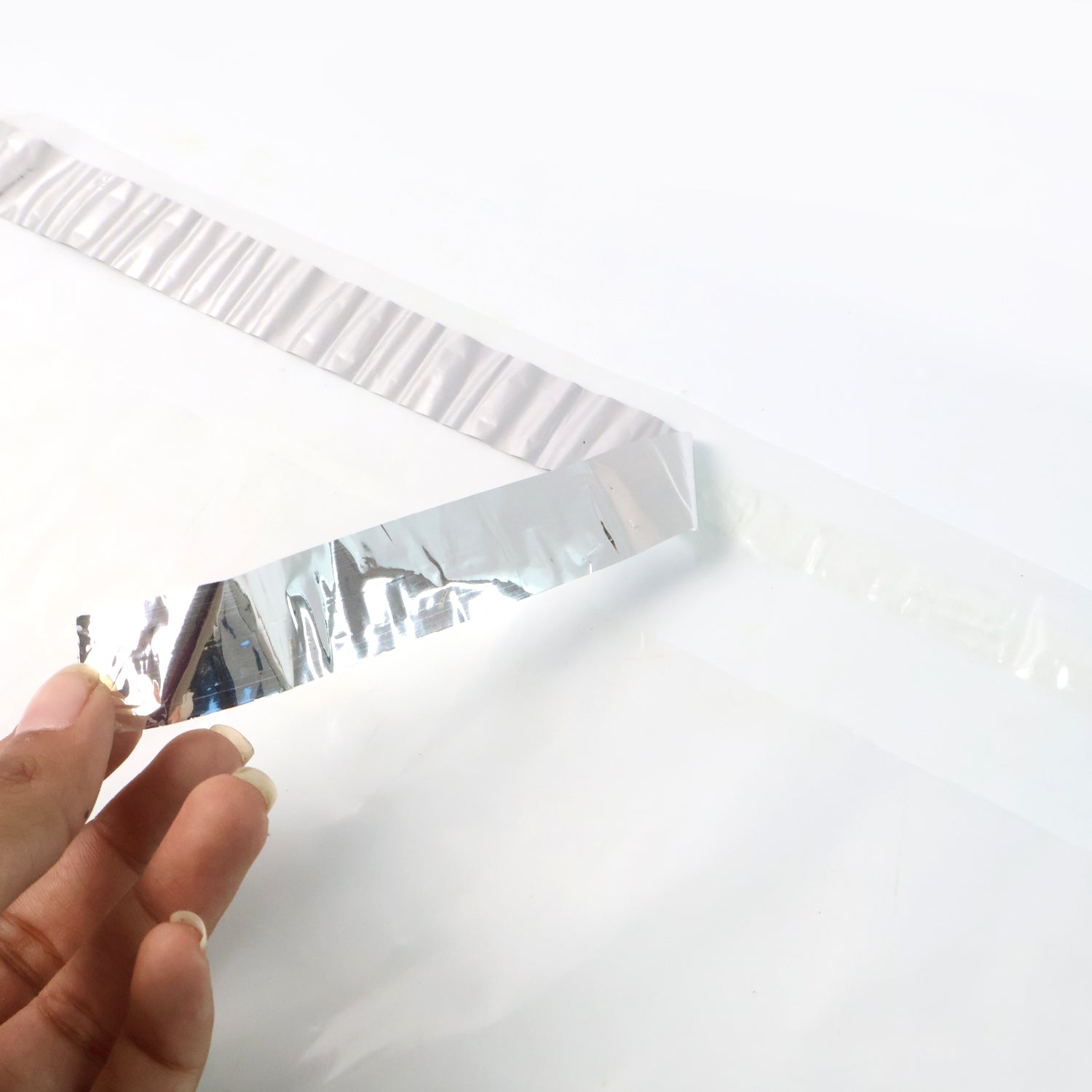 Self Adhesive Transparent Courier Polybag 8x11 Inch for Secure Packaging and Shipping | Tamper Proof Mailer Bags for Gift Wrapping E Commerce, Retail and Parcel Delivery (Pack of 10)