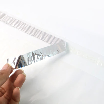 Self Adhesive Transparent Courier Polybag 8x11 Inch for Secure Packaging and Shipping | Tamper Proof Mailer Bags for Gift Wrapping E Commerce, Retail and Parcel Delivery (Pack of 10)