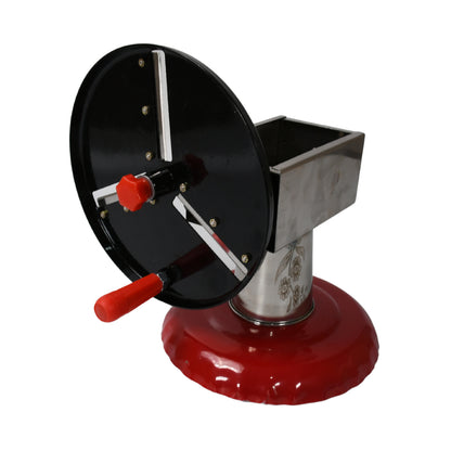 Stainless Steel Potato Chips Maker and Vegetable Slicer – Manual Wafer Cutter with Hardened Stainless Steel Blade for Potatoes, Fruits and Vegetables