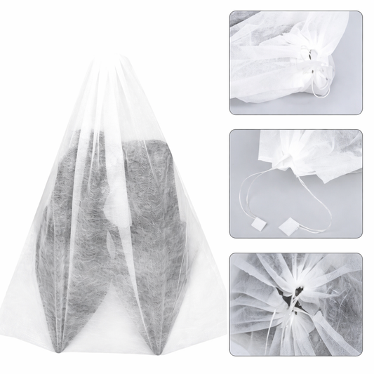 Premium Non Woven Drawstring Shoe Storage Bag Dustproof Breathable Travel Shoe Organizer for Closet Storage Luggage Packing and Daily Footwear Protection (1 Pc)