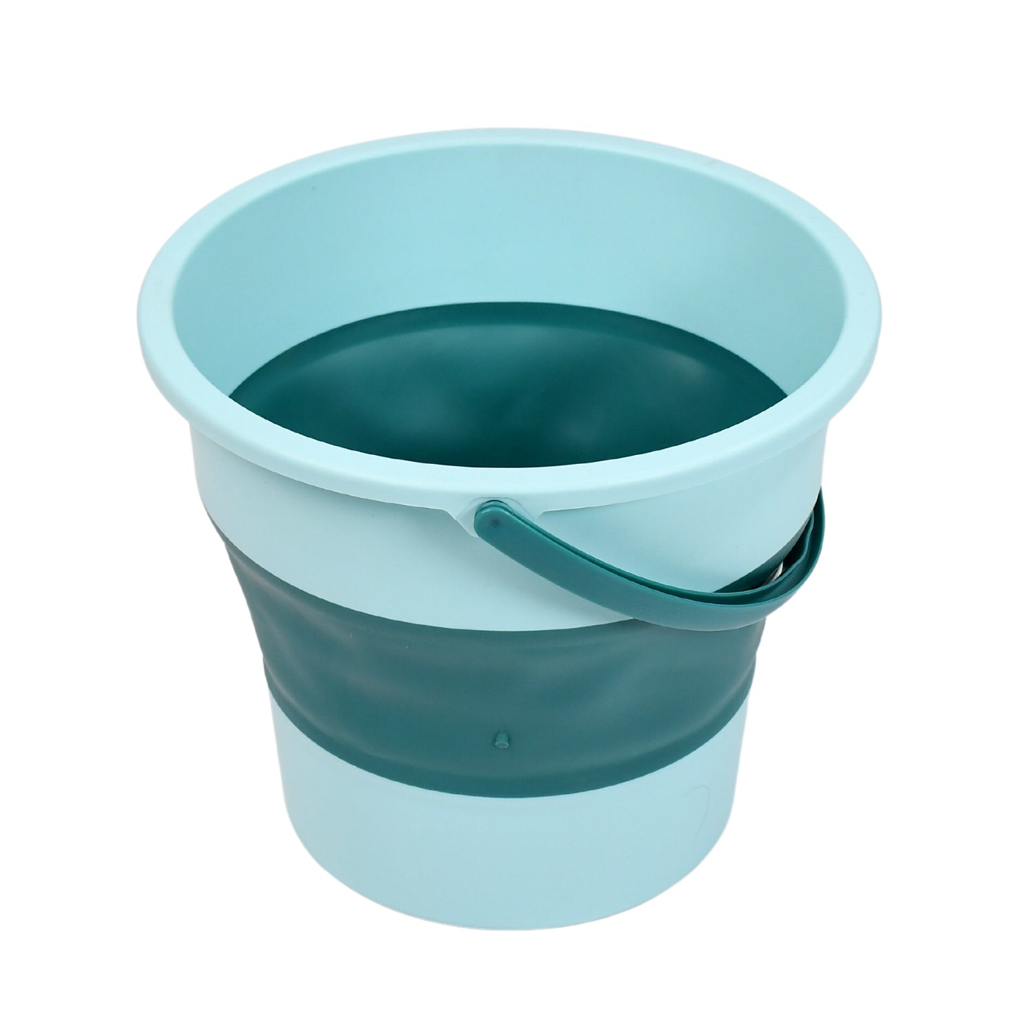 High Capacity Foldable Water Bucket with Handle – Collapsible Storage Bucket for Camping, Laundry, Bathroom and Outdoor Use (1 Pc)