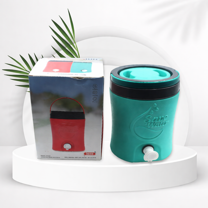 Water Jug Camper with Tap 3.5 Litre Plastic Insulated Water Storage Cooler Hot and Cold Beverage Dispenser Portable Travel Water Jug