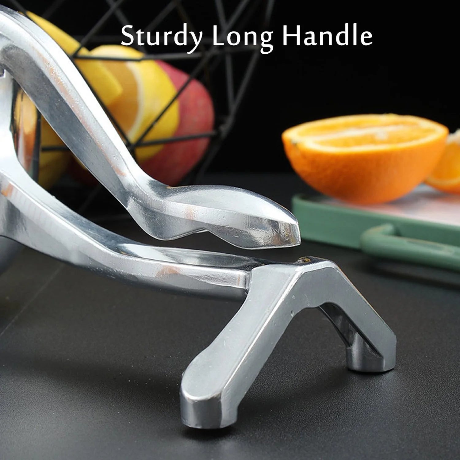 Manual Aluminium Fruit Press Juicer Citrus Lemon Orange Squeezer Hand Press Juicer with Filter Bags and PP Liner Pack of 1