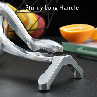 Manual Aluminium Fruit Press Juicer Citrus Lemon Orange Squeezer Hand Press Juicer with Filter Bags and PP Liner Pack of 1