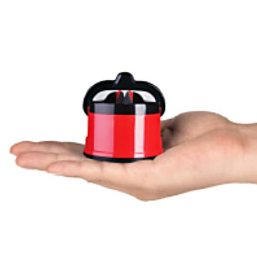 Manual Kitchen Knife Sharpener with Suction Base Professional Blade Sharpener for Kitchen Knives Scissors and Serrated Blades (1 Pc)