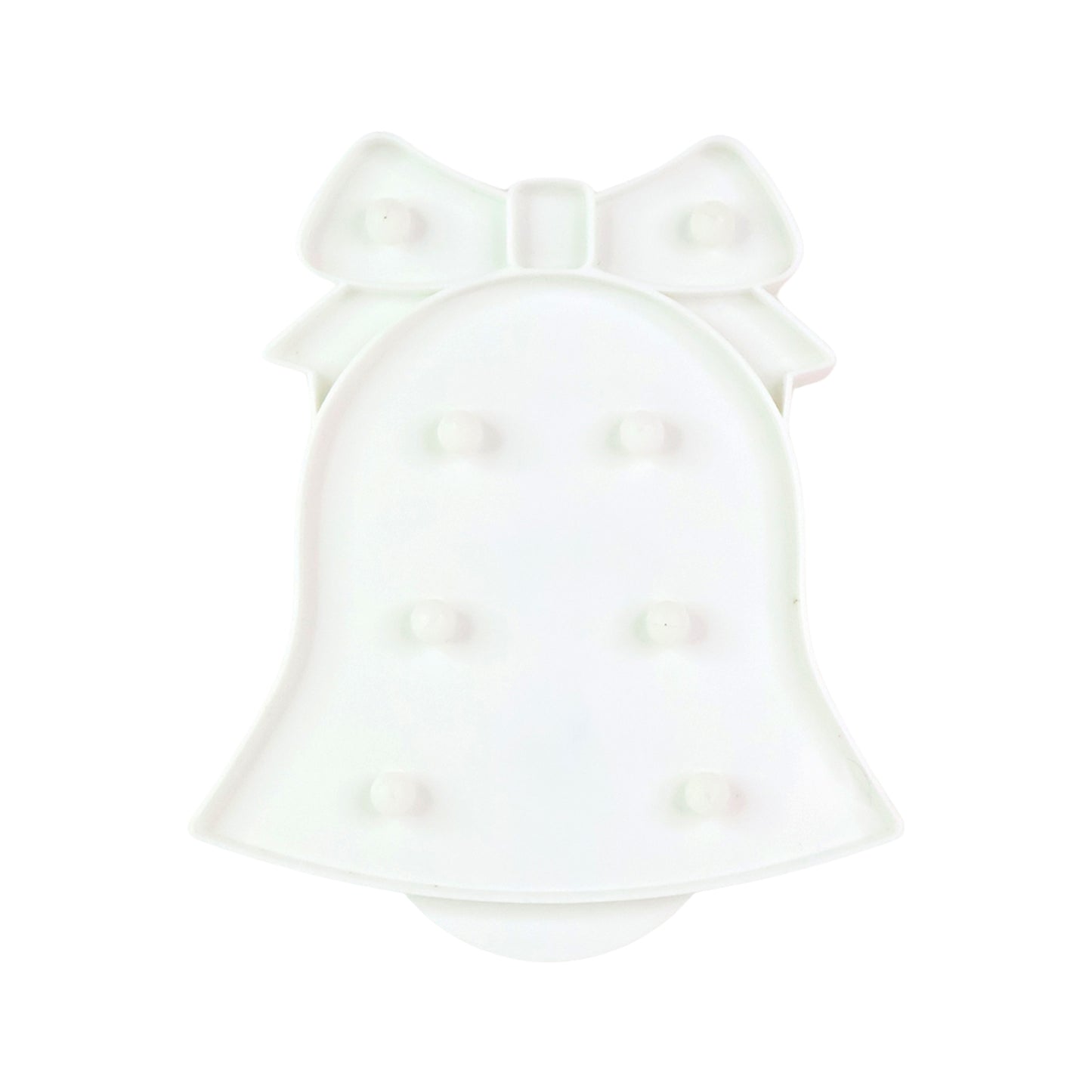 Bell Shape LED Decorative Night Light Battery Operated Marquee Lamp for Kids Room Bedroom Party Home Decoration Wall and Table Decor