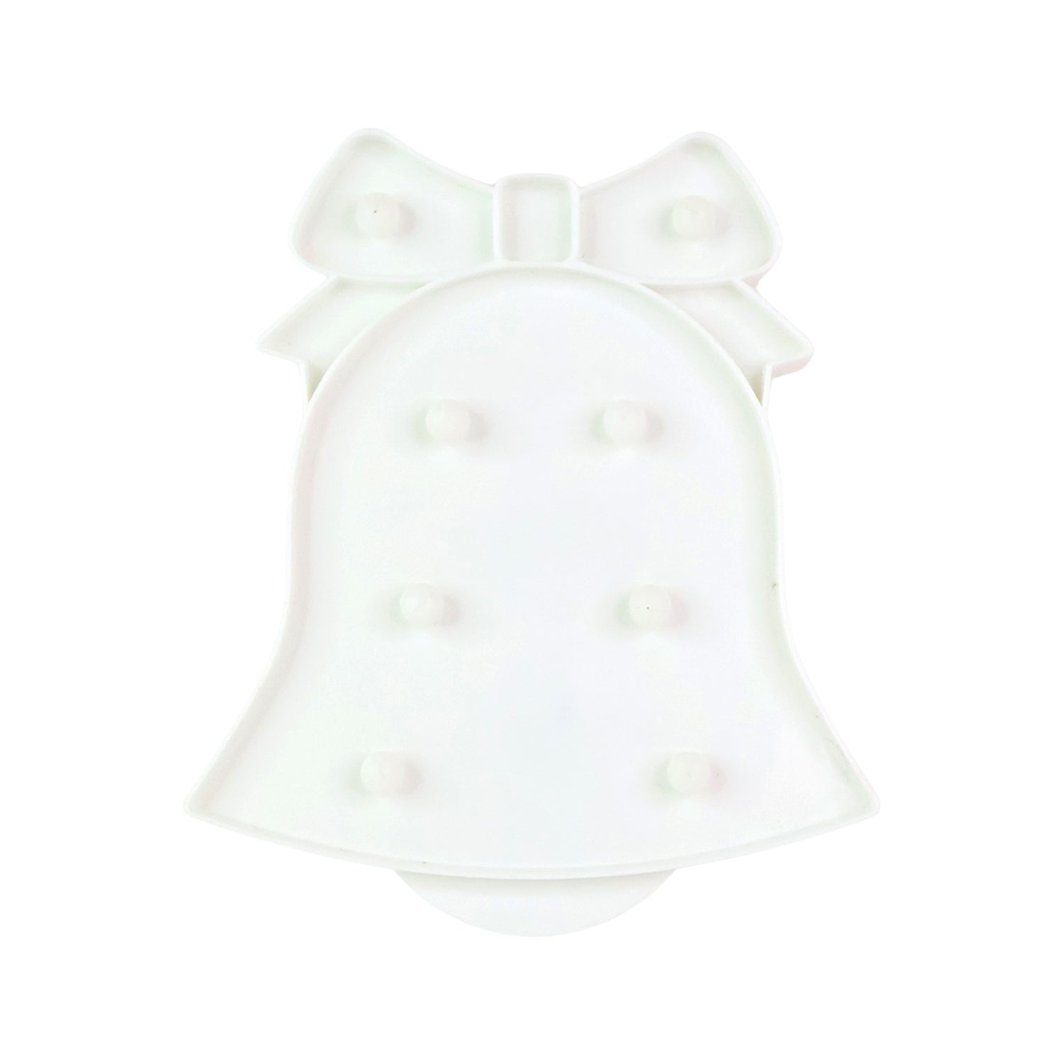 Bell Shape LED Decorative Night Light Battery Operated Marquee Lamp for Kids Room Bedroom Party Home Decoration Wall and Table Decor