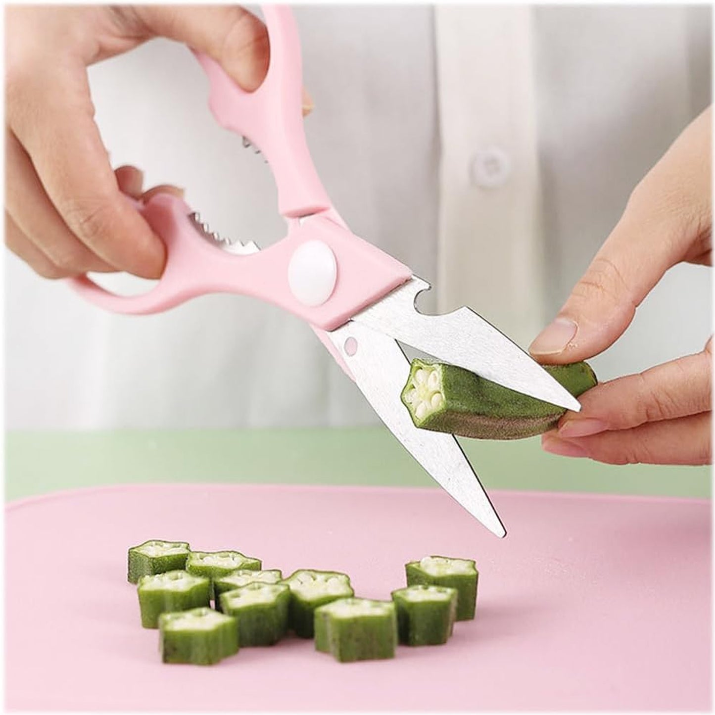 Mini Travel Cutting Board Set 4 Pieces Portable Camping Kitchen Knife Peeler Scissors and Chopping Board Set for Travel and Outdoor Use