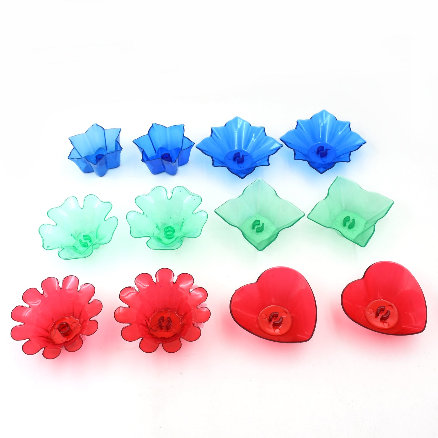Magical Reflection Diya Set with 6 Attractive Designs – Decorative Tea Light Candle Holders Set of 12 Pieces