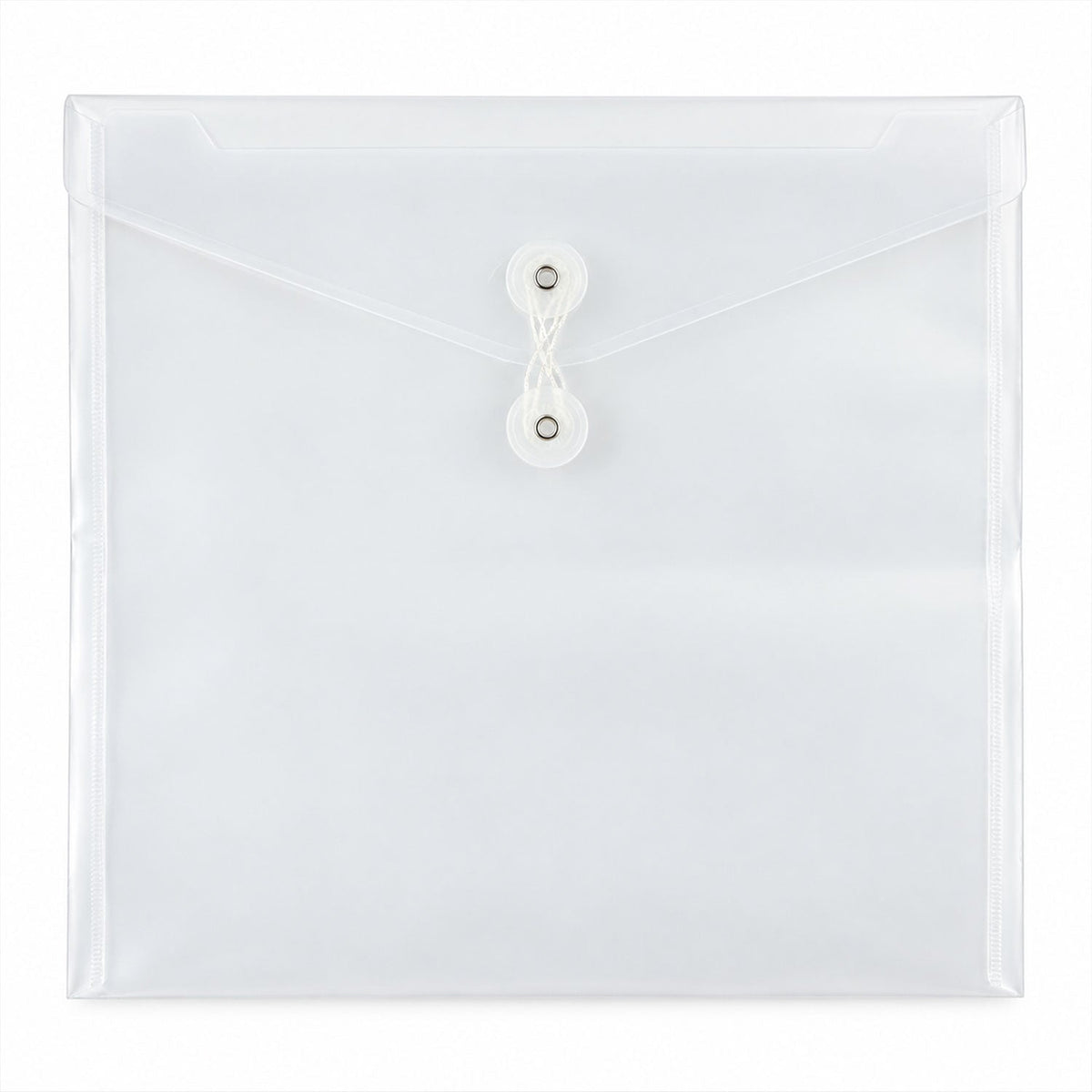 Plastic Document File Folder with String Closure, Translucent Expandable Envelope File Organizer for Documents, Certificates, Bills and Home Paperwork