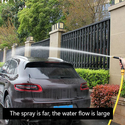 Plastic Body Water Spray Gun with Metal Trigger and Brass Nozzle | Adjustable Garden Hose Pipe Sprayer for Car Washing and Cleaning