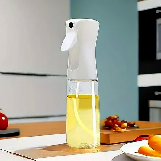Plastic Oil Spray Bottle 250 ml Oil Sprayer Dispenser for Air Fryer Salad Baking Grilling Frying and Cooking (1 Pc with White Box)