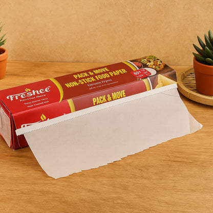 Freshee Pack & Move Non-stick Food Paper 40 Meter + 5 Meter Free (Total 45 Meter)
