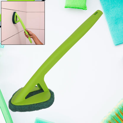 Long Handle Hockey Scrubber Brush for Wall, Floor, Tile and Bathroom Cleaning (1 Pc)