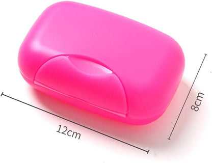Travel Soap Case Box | Plastic Soap Box With Cover | Waterproof Leakproof Soap Dish (1pc)