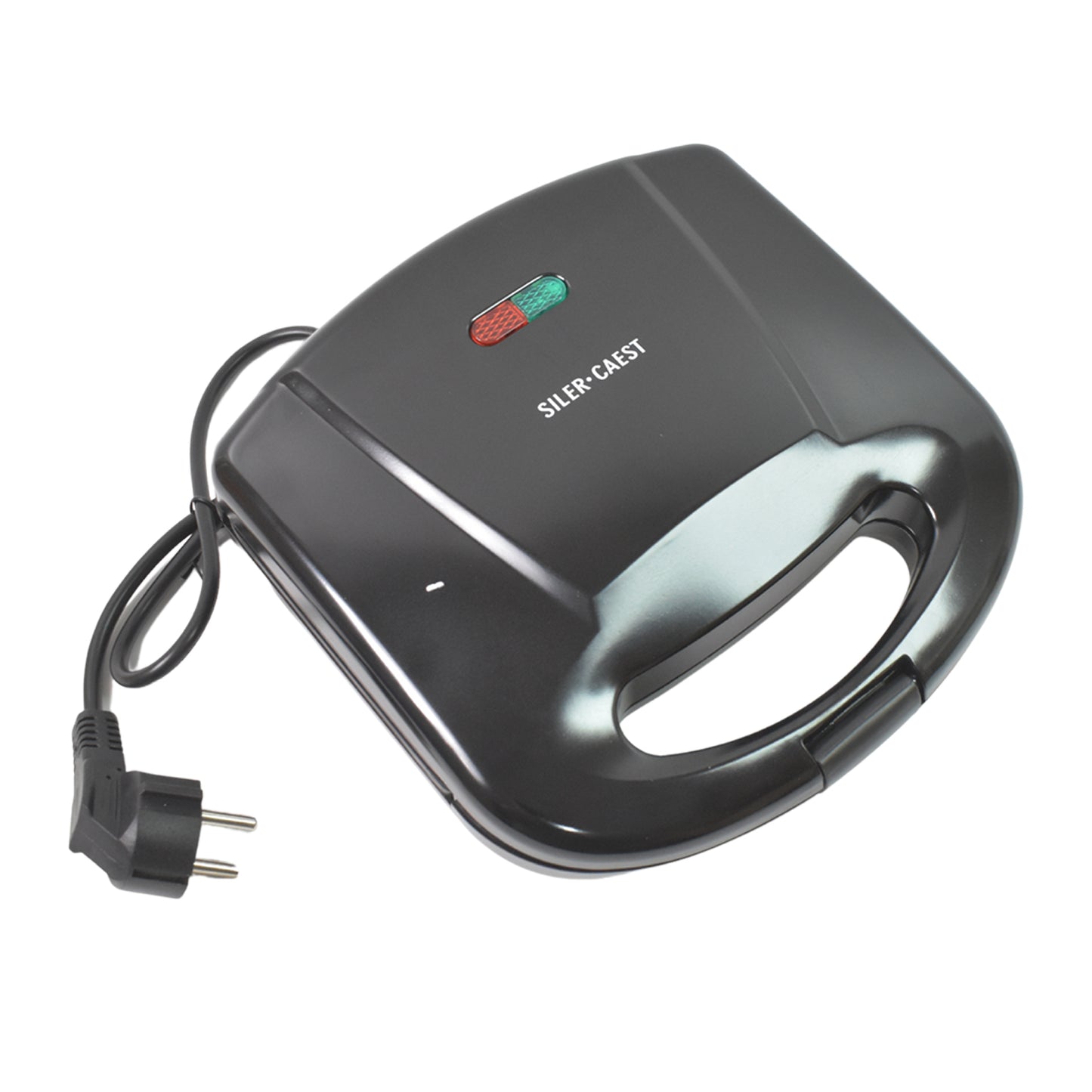 Electric Non-Stick Sandwich Maker – Compact Grill Toaster with Indicator Lights and Cool Touch Handle for Quick Breakfast and Snacks
