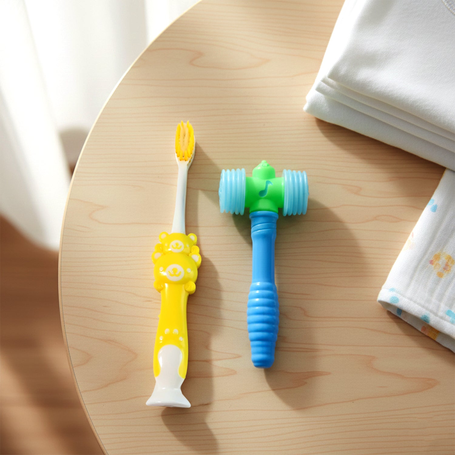 Kids Toothbrush and Hammer Toy Set – Fun and Interactive Oral Care Combo for Kids | Includes Lion-Themed Toothbrush and Colorful Hammer Toy | Perfect for Little Ones