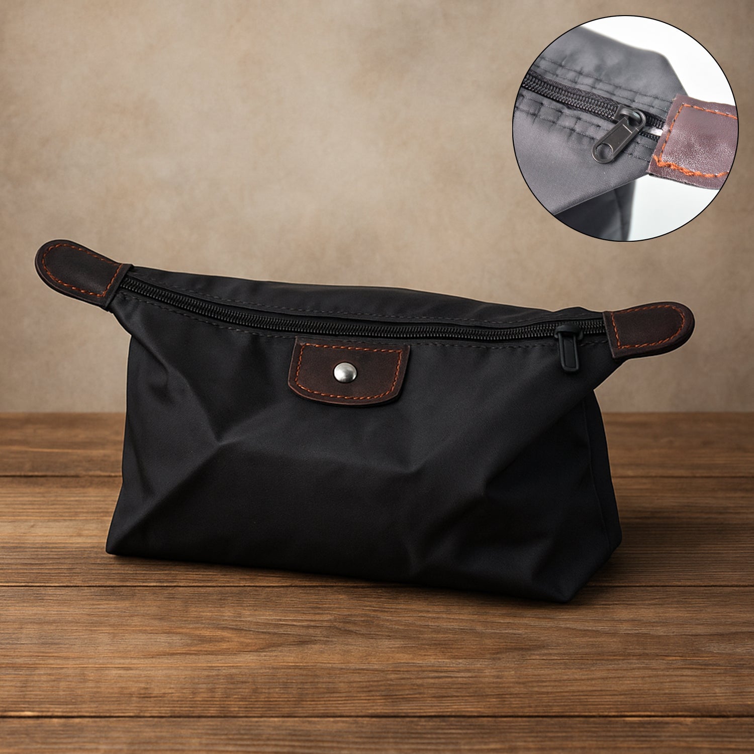 Premium Multipurpose Travel Toiletry Bag and Cosmetic Organizer Pouch with Zipper and Button Closure | Waterproof Bag for Essentials