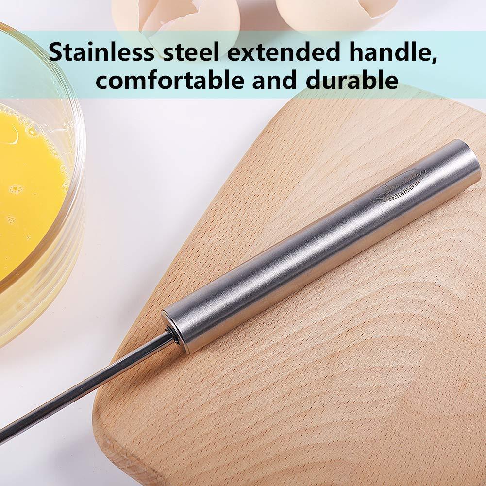 Stainless Steel Manual Hand Blender and Semi Automatic Mixi Beater – Multipurpose Kitchen Whisk for Mixing, Churning and Liquidizing