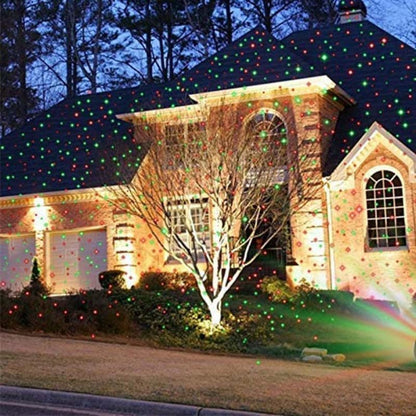 Star Fairy Motion Laser Lights Projector for Outdoor and Indoor Garden Lawn Landscape Home Office Diwali Christmas Navratri Party Decorative Light Waterproof Multicolor (No Remote Button)