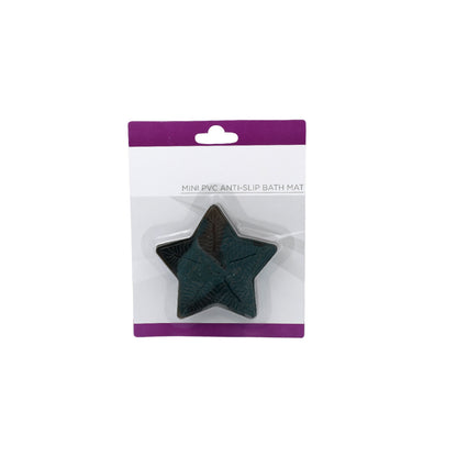 Mini PVC Anti-Slip Baby Bath Mats Star and Leaf Shape Non-Slip Shower Safety Mats for Kids (4 Pc Set)