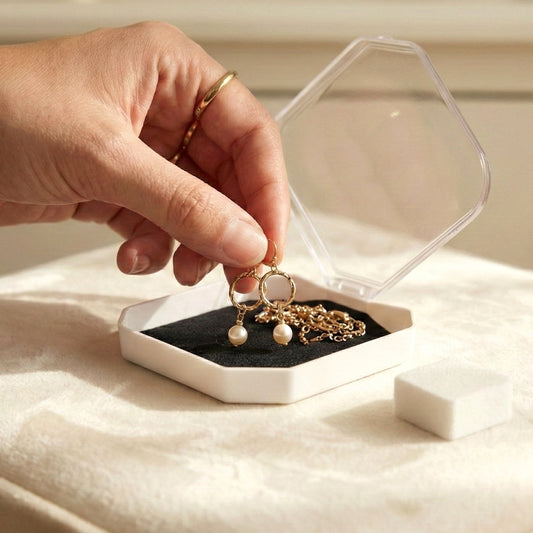 12 Pieces Jewellery Display and Storage Box Set for Rings, Earrings, Small Accessories and Gift Packaging