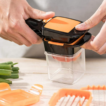 5 In 1 Nicer Dicer Vegetable and Fruit Cutter Slicer Chopper and Shredder Multipurpose Kitchen Tool Pack of 1