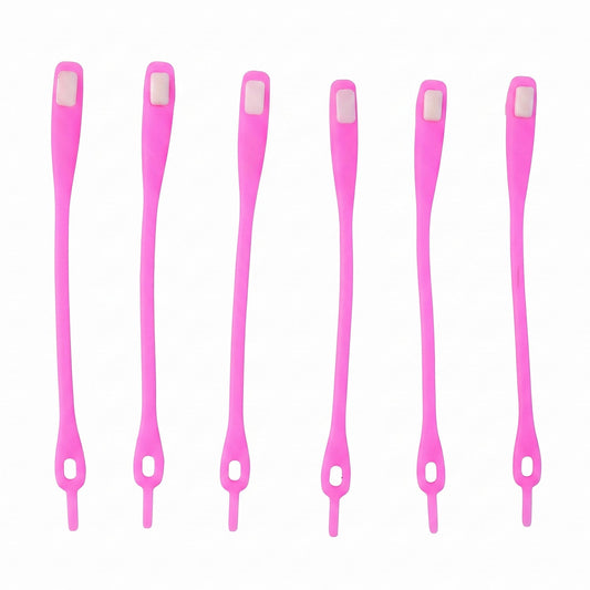 Stretchable Silicone Shoelaces No Tie Elastic Laces For Sneakers (6 Pc)
