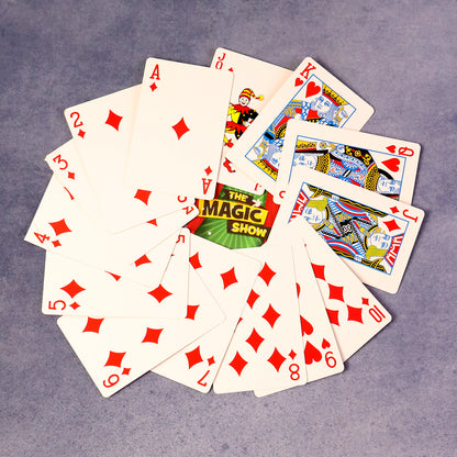 Premium Magic Show Playing Cards Set Professional Style Card Deck for Magic Tricks Card Games Practice and Stage Performances (1 Set)