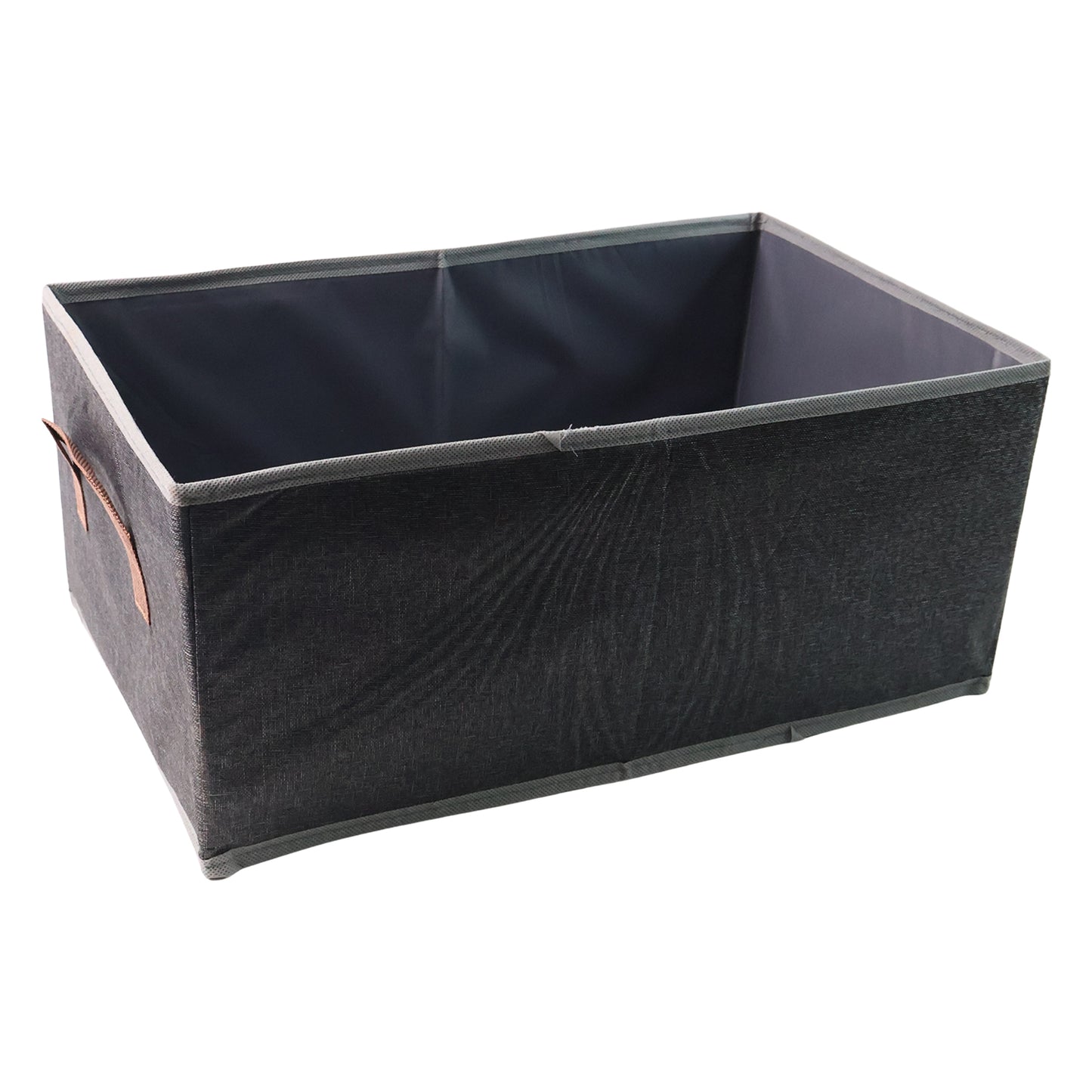 Foldable Rectangular Storage Box With Handle (46x28 Cm, 1 Pc)