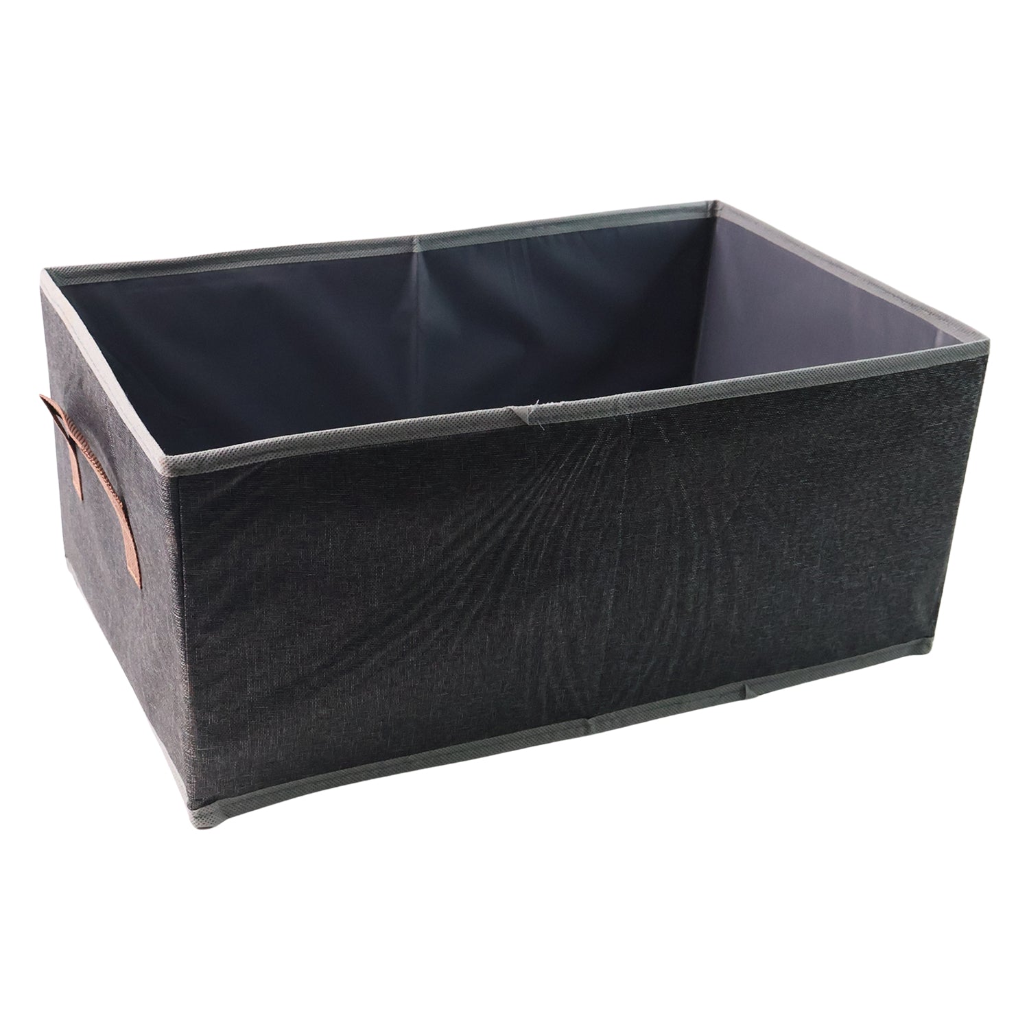 Foldable Rectangular Storage Box With Handle (46x28 Cm, 1 Pc)
