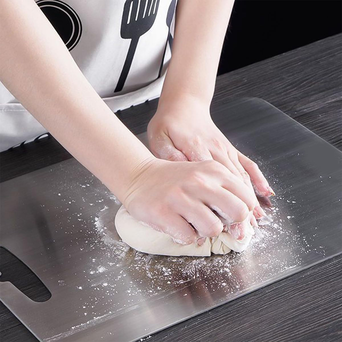 Stainless Steel Vegetable Fruit Cutting Chopping Board (3120 Cm 1 Pc)