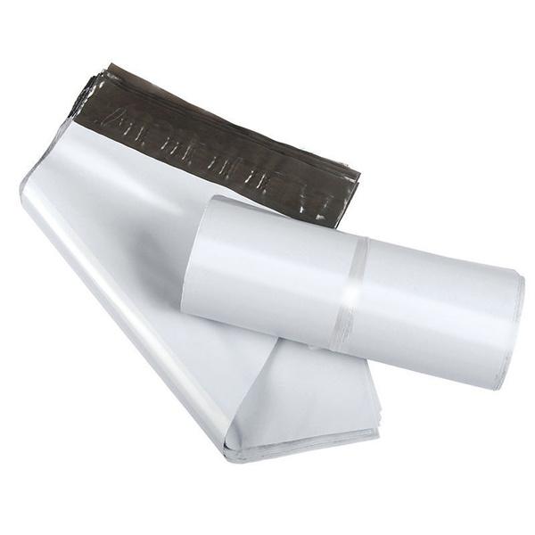 Tamper Proof Courier Bags 7.5x7.5 Inch for Secure Shipping and Packaging | Self Adhesive Poly Mailer Bags for E Commerce, Retail and Parcel Delivery (Pack of 100)