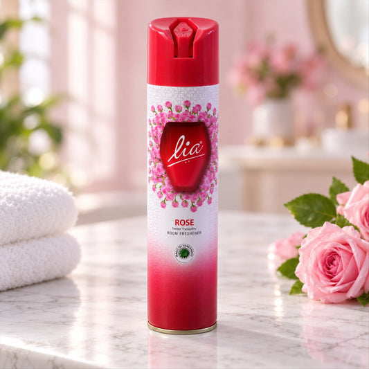 Rose Room Freshener Spray 224ml | Floral Fragrance Aerosol Air Freshener for Home, Bedroom, Bathroom and Office