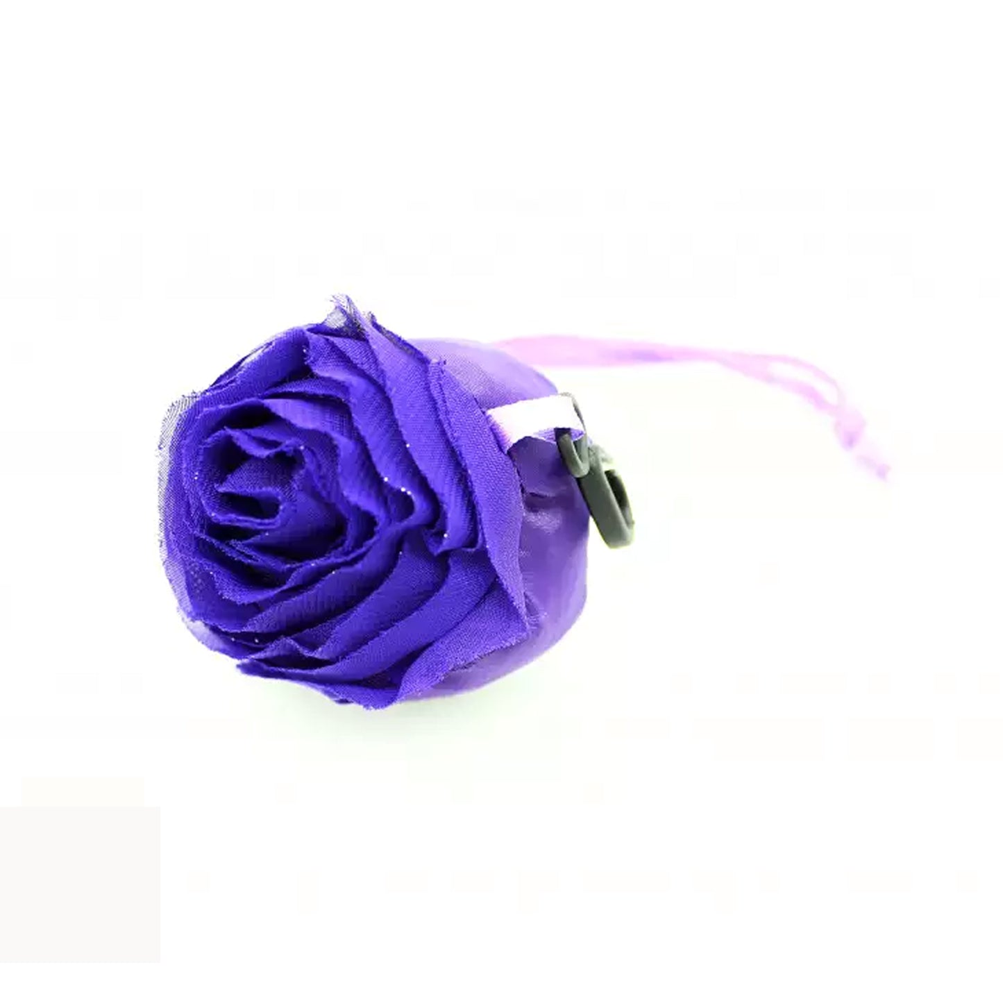 Foldable Rose Shape Reusable Nylon Shopping Bag with Pocket Size Cover for Grocery, Travel and Everyday Use