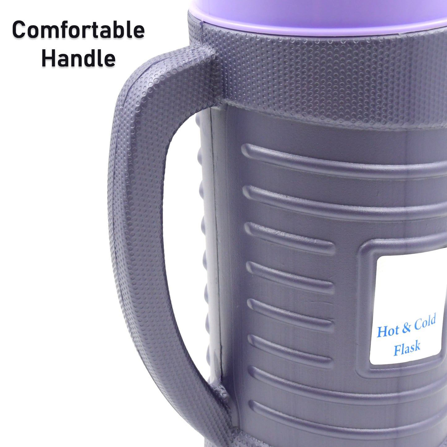 Thermos Insulated Flask Tea Kettle Hot and Cold Vacuum Jug Leak Proof Stainless Steel Inner Plastic Outer Tea Coffee Water Jug with Handle 1200ML and 1700ML