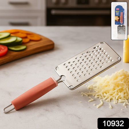 Supermom Stainless Steel Multipurpose Vegetable and Cheese Grater with Soft Grip Handle Heavy Duty Kitchen Hand Grater