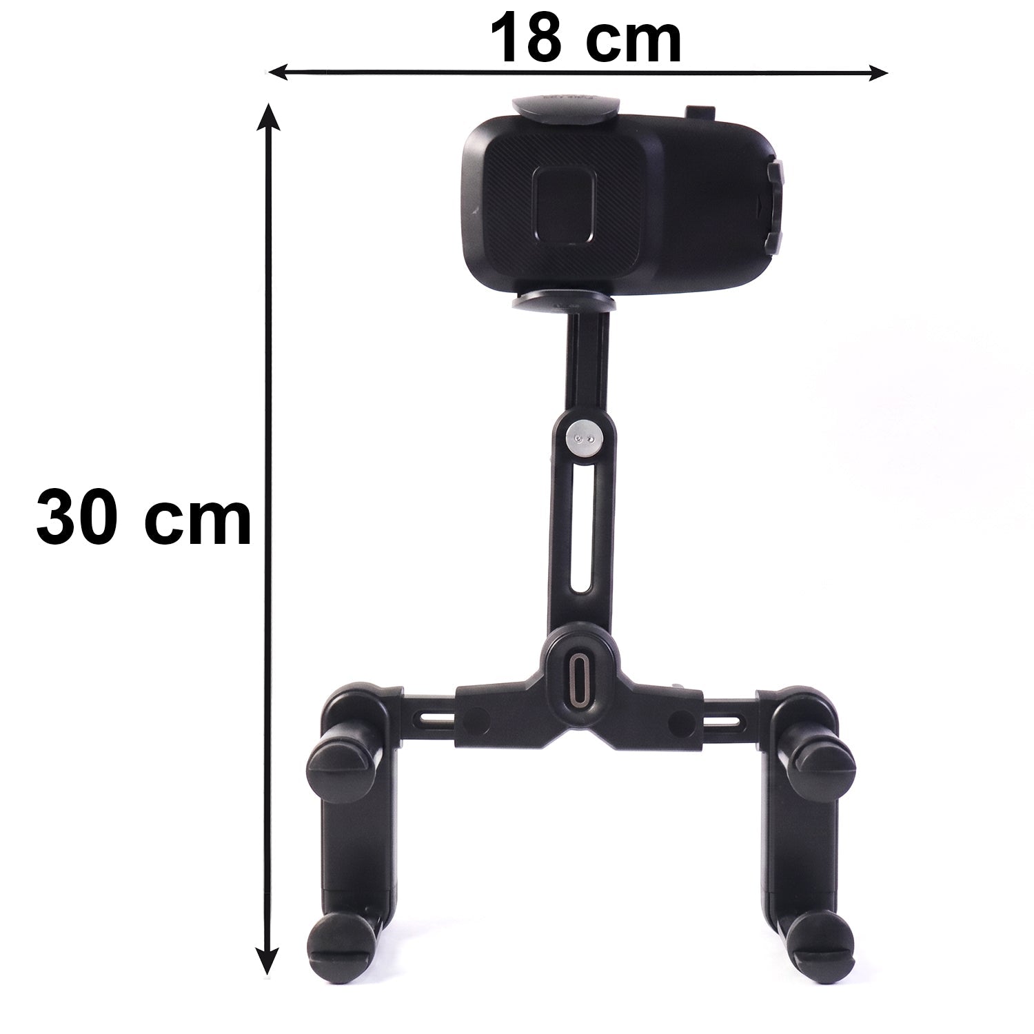 Car Rear View Mirror Phone Holder 360 Adjustable Retractable