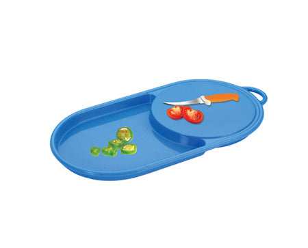 Plastic Chopping Tray and Cutting Board – Food Grade Kitchen Cutting Tray for Fruits, Vegetables and Daily Food Preparation