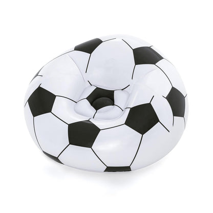 Inflatable Soccer Ball Lounge Chair Fun Comfortable For Kids