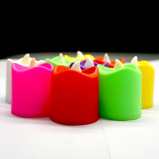 24 Pieces Festival Decorative LED Tealight Candles Battery Operated Flameless Multicolor Candles for Wedding, Birthday, Party, Home Decoration and Gifts