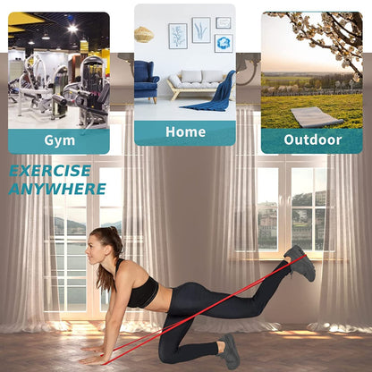 Heavy-Duty Resistance Exercise Band – Long Loop Power Band for Workouts, Strength, Mobility, Stretching and Assisted Pull-Ups (Durable Dual-Layer Fitness Band) - 2080×13 mm