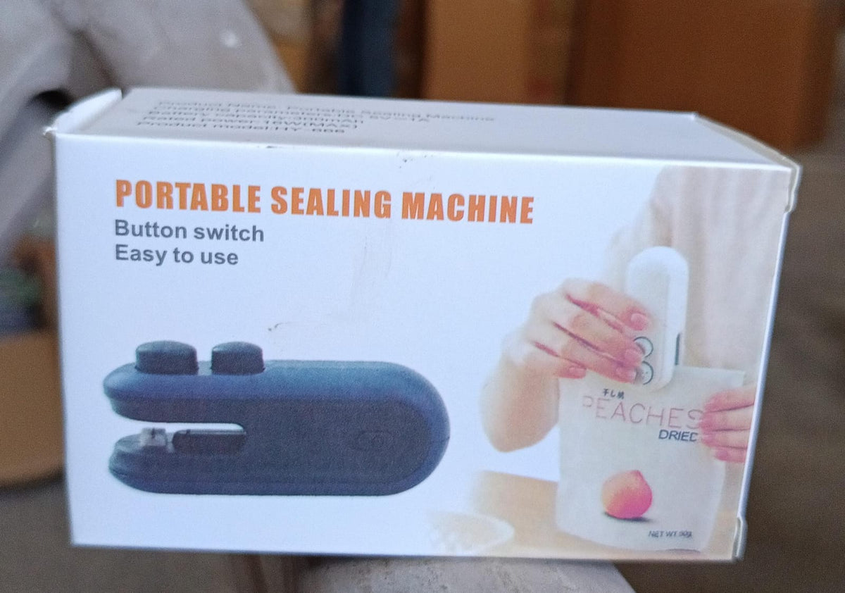 Mini Bag Sealer 2-in-1 – Heat Sealer & Cutter (USB Rechargeable)