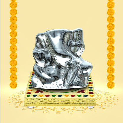 Fancy Wooden Designer Bajot Decorative Pooja Chowki for Home Temple, Religious Ceremonies, Festivals and Home Décor (1 Pc)