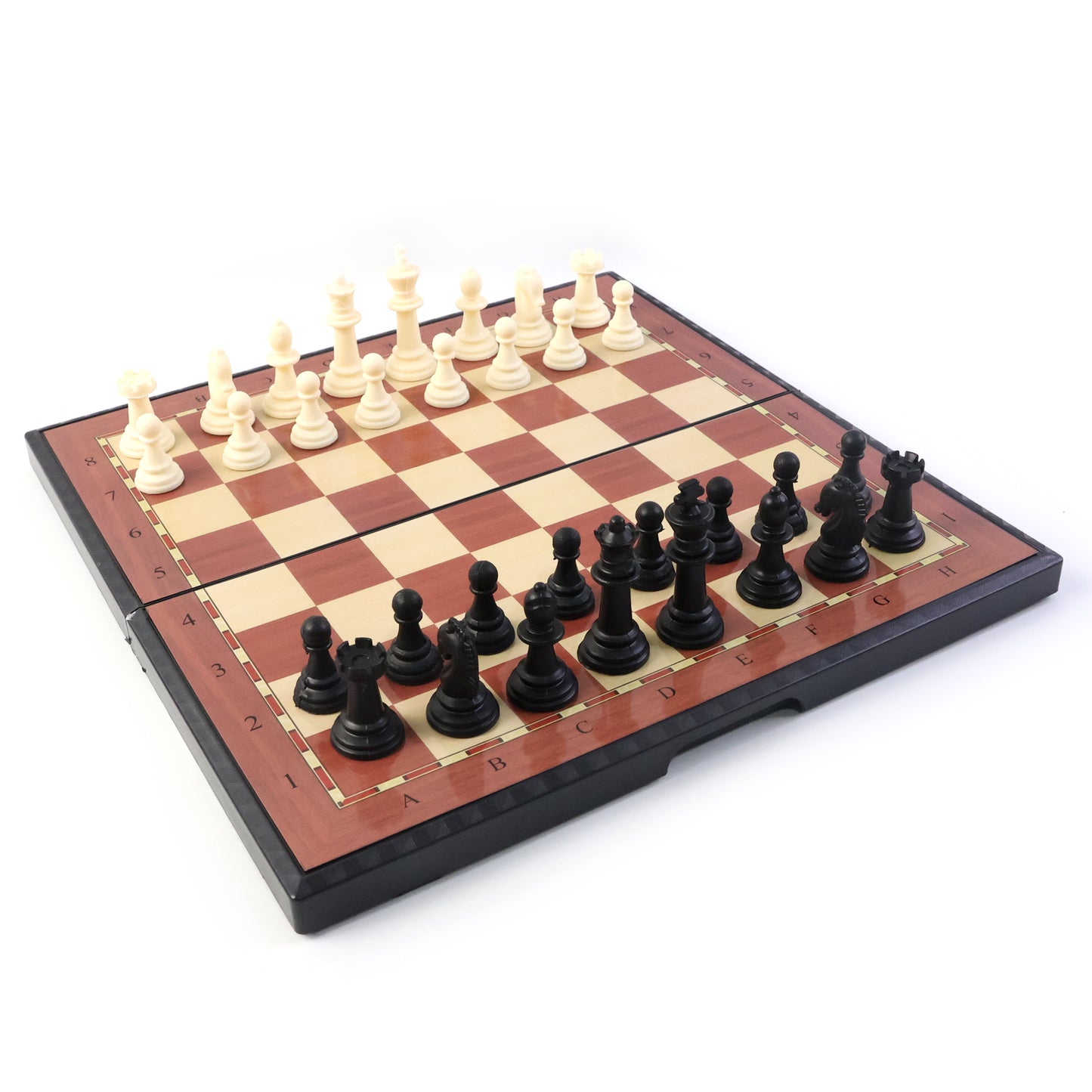 Premium Portable Chess Set Plastic Chess Pieces – Travel-Friendly, Foldable, Waterproof Board for Kids, Adults, Beginners, Outdoor and Indoor Play, Tournament Practice (1 Set)