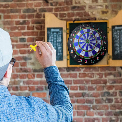 Magnetic Dart Board Game Set with 6 Soft Tip Magnetic Darts – Safe Indoor and Outdoor Target Game for Kids and Adults (1 Set)